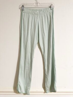 Lake Pima Cotton Stripe Green Pajama Pants